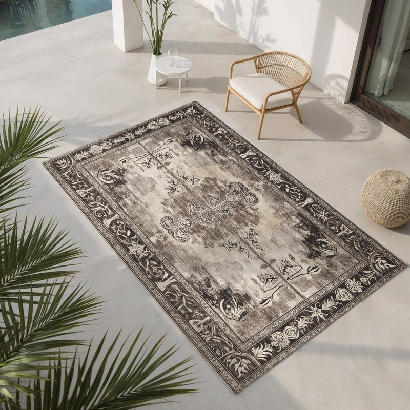 Agora Serenity Indoor And Outdoor Area Rug, Rectangle 4' x 6'