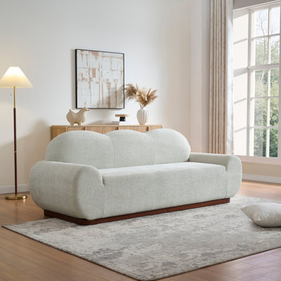 Modern Upholstered Boucle Sofa
