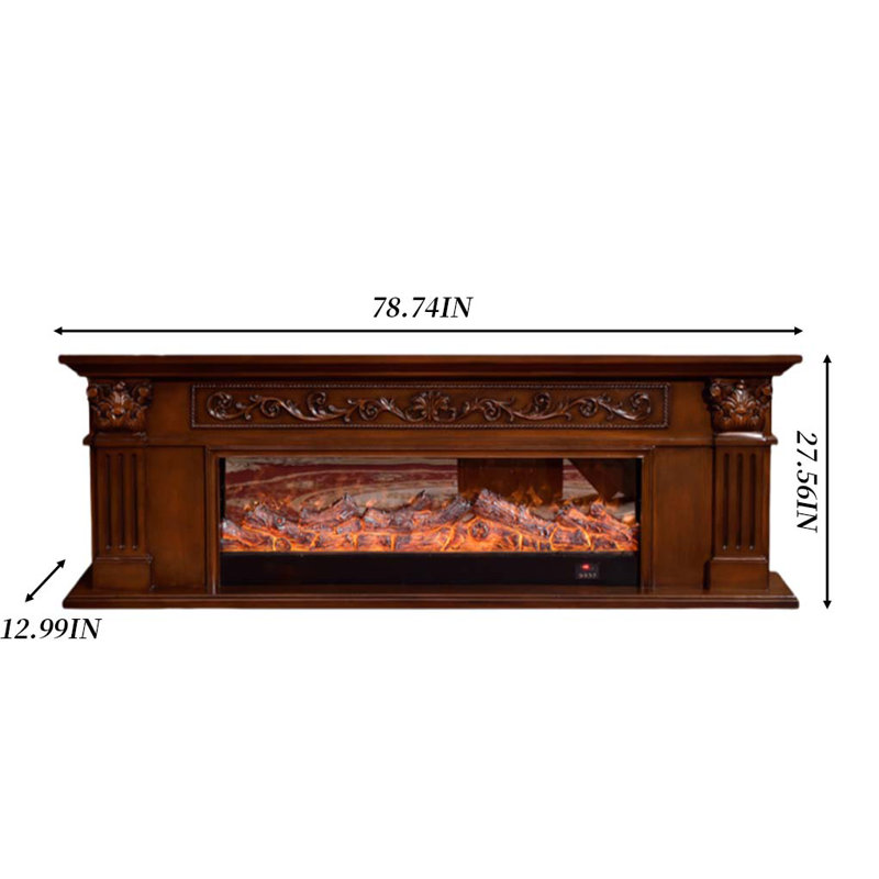 American Style Decorative fireplace, Brown