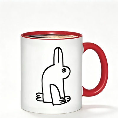 Handmade Ceramic Porcelain Coffee Mug Teacup and Saucer