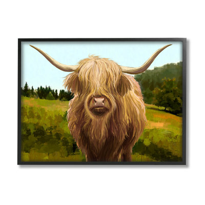 Art texturé à la giclée, "Highland"