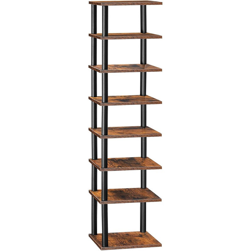 Range-chaussures vertical, étagère à chaussures étroite à 8 niveaux, range-chaussures pour petits espaces