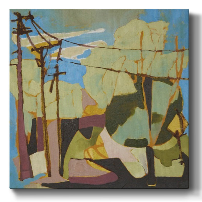 Sur toile, H 24 po x l 24 po x P 1,5 po