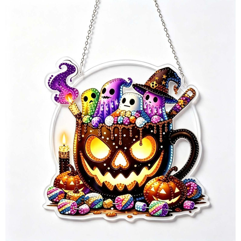 Panneau en acrylique d'Halloween, MRA