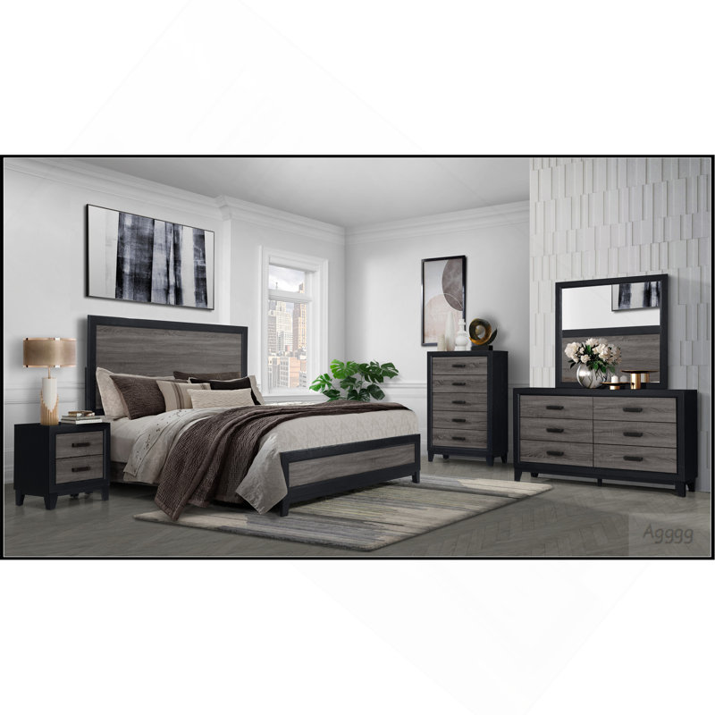 SOLUTO GREY AND BLACK CHEST