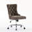 Office Chair,Modern Chenille Upholstered Tufted Button Home Office Chair With Chrome Metal Base,Adjustable Desk Chair Swivel Office Chair-1601569083