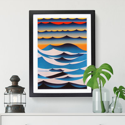 Castano Ocean Abstract Painting Vol.1 - Picture Frame Print