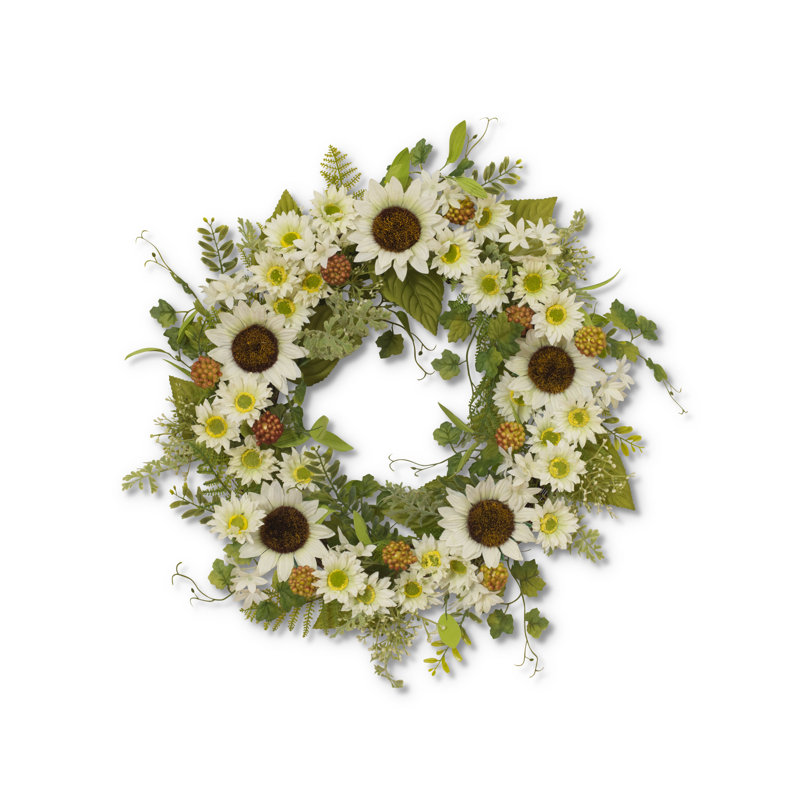 Couronne à baies de tournesol 24 po