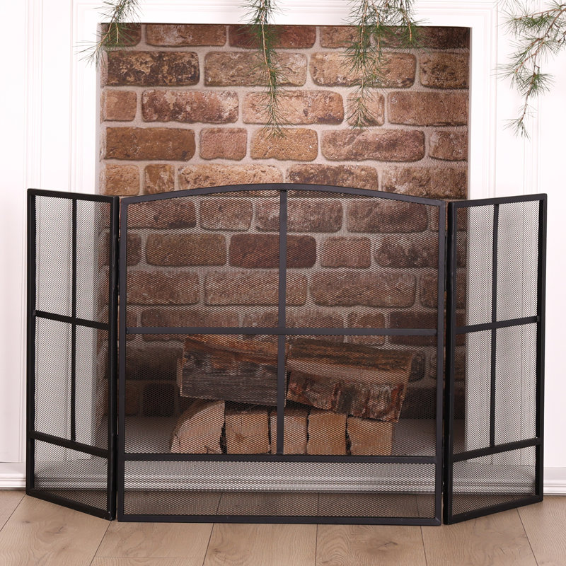Mattilynn Iron Fireplace Screen
