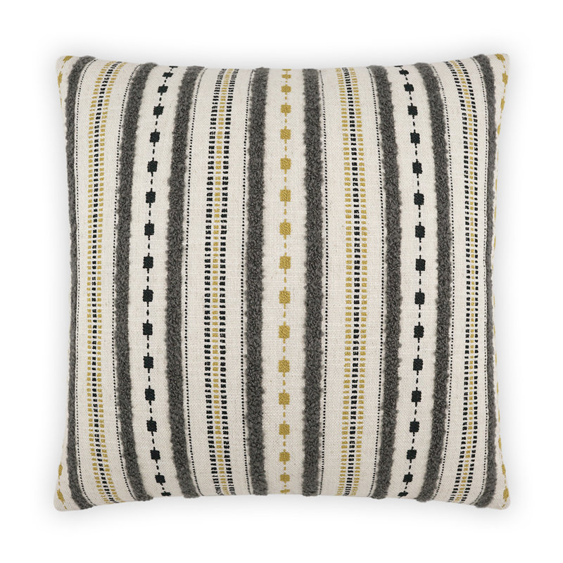Coussin décoratif Xuma, Gris, Square 24"