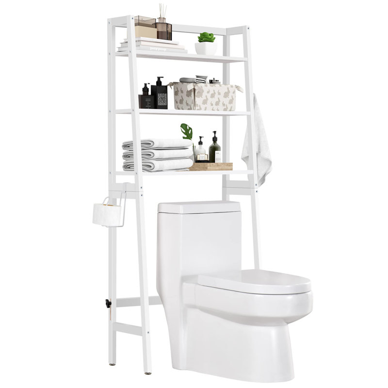 Bamboo Over The Toilet Storage Cabinet, Gray