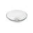 Novatto 16.5'' Cream Glass Circular Bathroom Sink