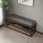 39.4in Shoe Changing Stool Shoe Storage Bench-109694600