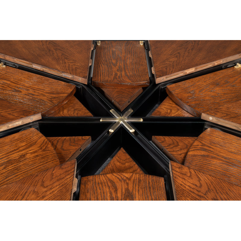 Tower Round Solid Oak Dining Table, Palladio