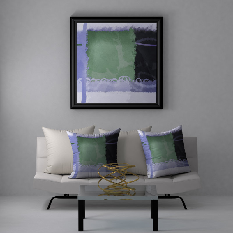 Housse de coussin décoratif carrée à motif de savoir-faire, 24" X 24"