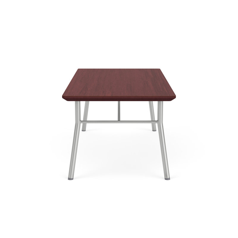 Lesro Table basse Mystic, Red Wood, Silver