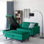 Comeaux 4 Seater Velvet Sofa Bed-1580618469