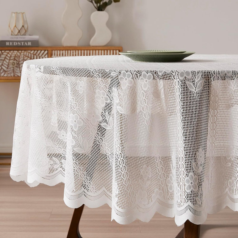 Nappe Crochet, L 70 po, Ivoire ivoire