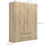 Orval 4 Door Manufactured Wood Wardrobe-38263617