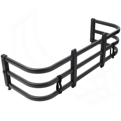Truck Bed Extender, Aluminum Retractable Tailgate Extender,53.33"-67.75" Adjustable Length,Black