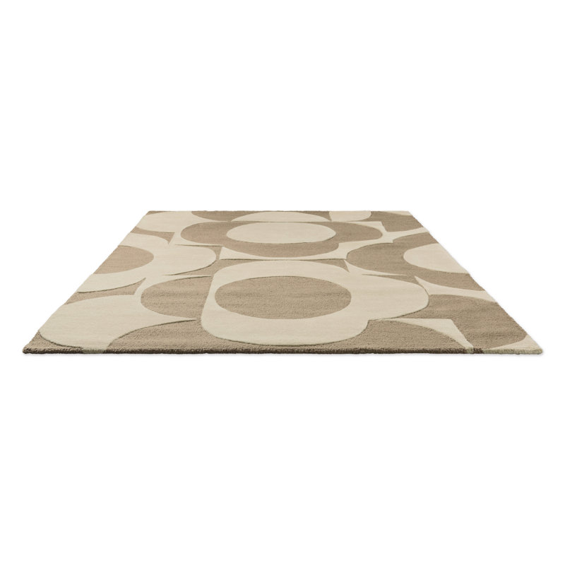 OR Prism Flower Mushroom/Ecru 158009, Rectangle 8'2" x 11'6"