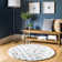 Sofie Modern Shag Performance White Rug