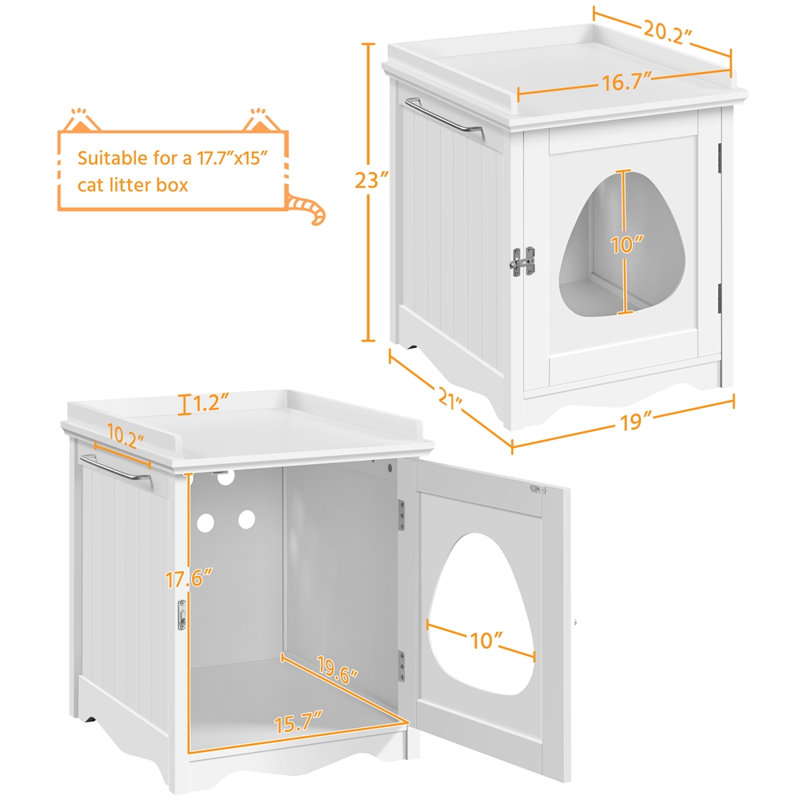 Enceinte de litière Sally-Anne, blanc