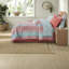 Cozy Coral Bedding Sets, Polyester Comfort With Boho Flair For Home