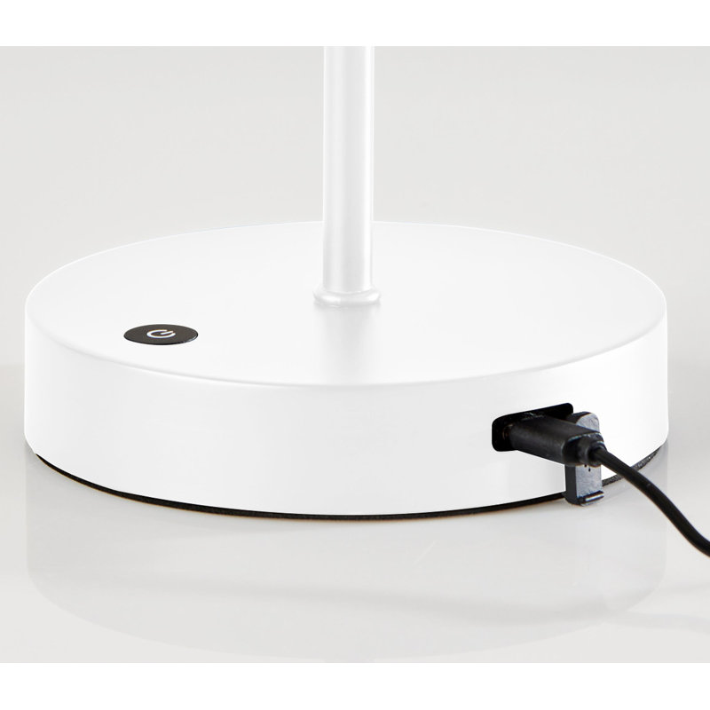 Lampe de table sans fil Jody Stevie, Blanc