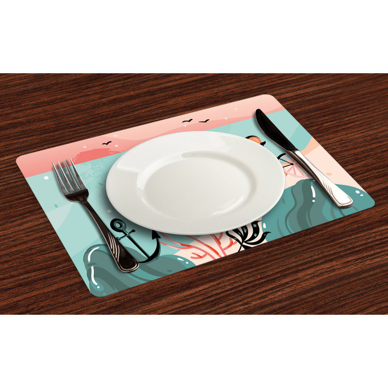 Polyester Nautical Rectangle Placemat
