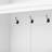 3-in-1 Hall Tree with Overhead Storage Cabinet, 3 Adjustable Side Shelves, 4 Heavy-Duty Hooks, 2 Spacious Drawers, Grooved Back Panel Design, Contrasting Seat Bench, Multifunctional Entryway Organizer