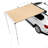 Car Side Awning, Large 6.6' X 8.2' Shade Coverage Vehicle Awning, Pu3000mm UV50+ Retractable Car Awning With Waterproof Storage Bag, Height Adjustable, Suitable For Truck, SUV, Van, Campers