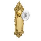 Victorian Plate with Crystal Egg & Dart Knob