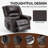 Kyrian Faux Leather Heated Massage Chair-1747450355