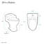 Toilette allongée monobloc à double chasse, soit 1,1 et 1,6 gallon par chasse Château-102264159