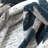 Giselly Southwestern Machine Woven Polypropylene Area Rug in Navy/Ivory-88763726