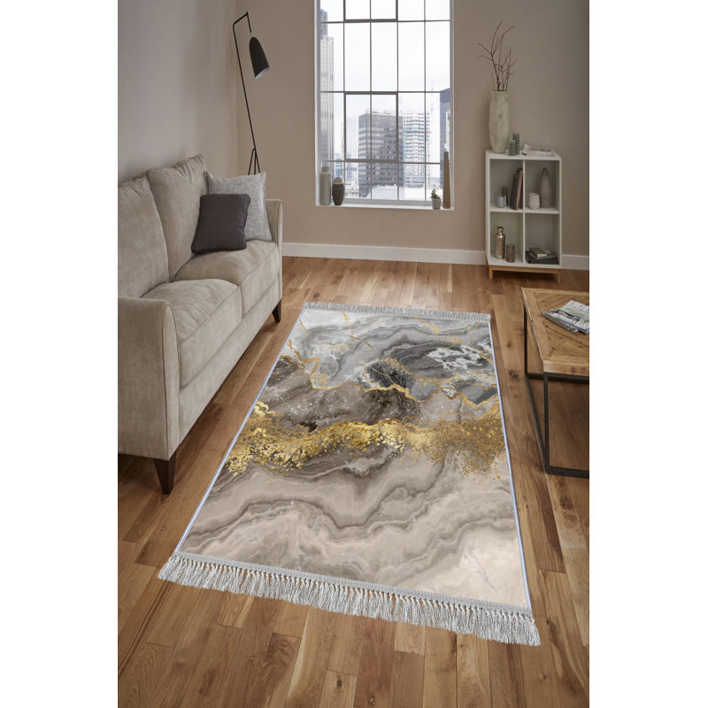 Twyla Abstract Area Rug, Rectangle 140 x 220cm