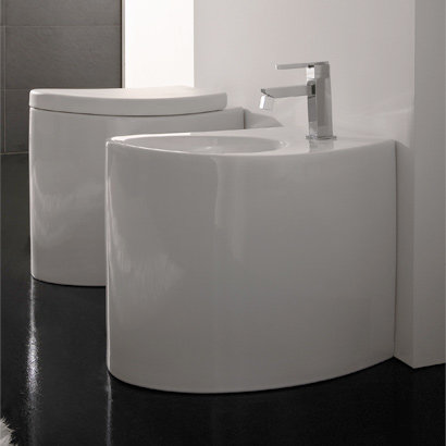 Bidet à fixation au sol 17 po Zefiro