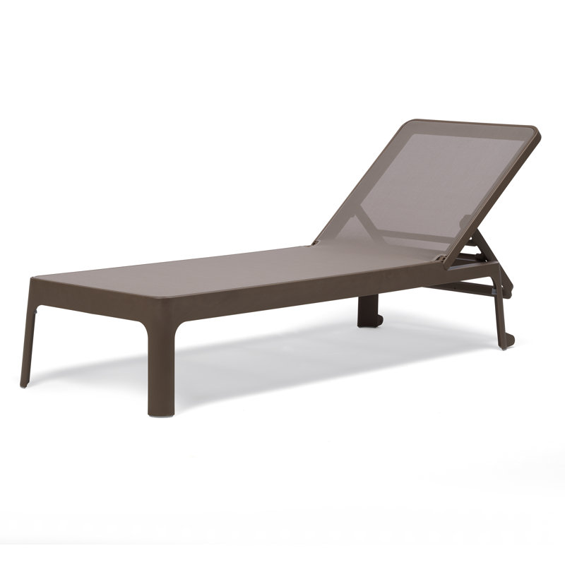 Plano Chaise Lounge , Dark Brown