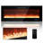 Datus Symple Stuff Black Electric Fireplace Insert-1236412389