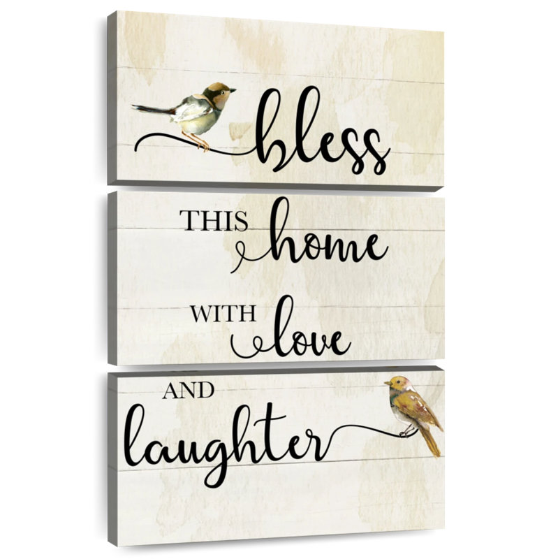 Plaque murale Kema Bless This Home, H 32 po x l 20 po