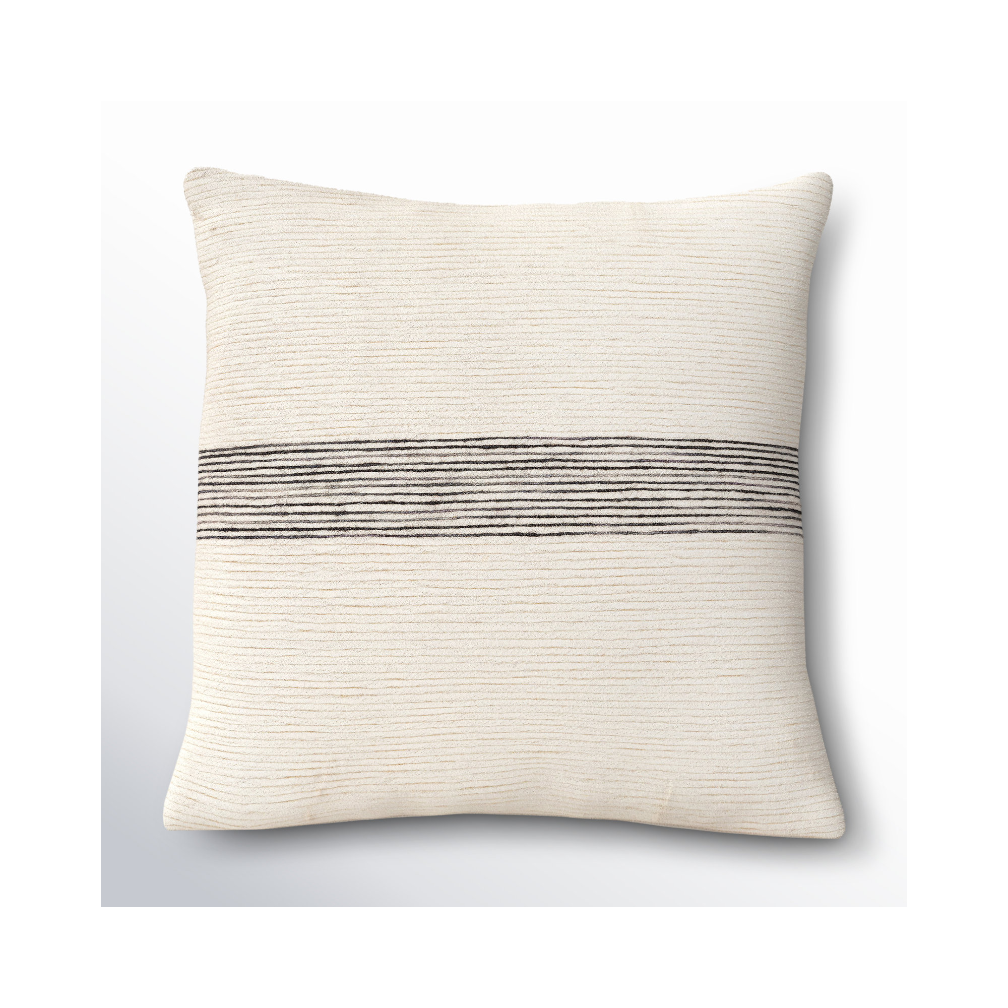 Cason Striped Cotton Throw Pillow, Pillow Cover Only - No Insert, 18" x 18"