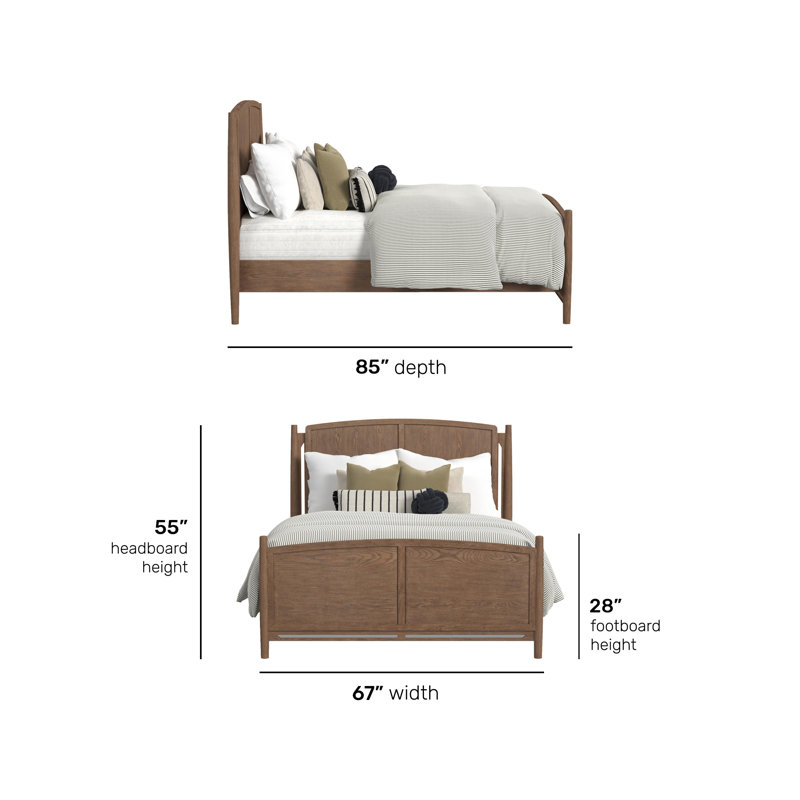 Remona Panel Bed, Queen