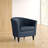 Kronos Faux Leather Barrel Chair-35553865