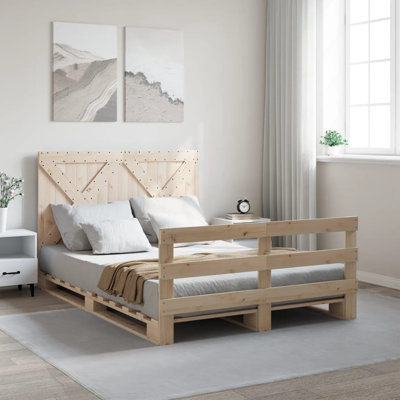 Brottman Solid Wood Bed