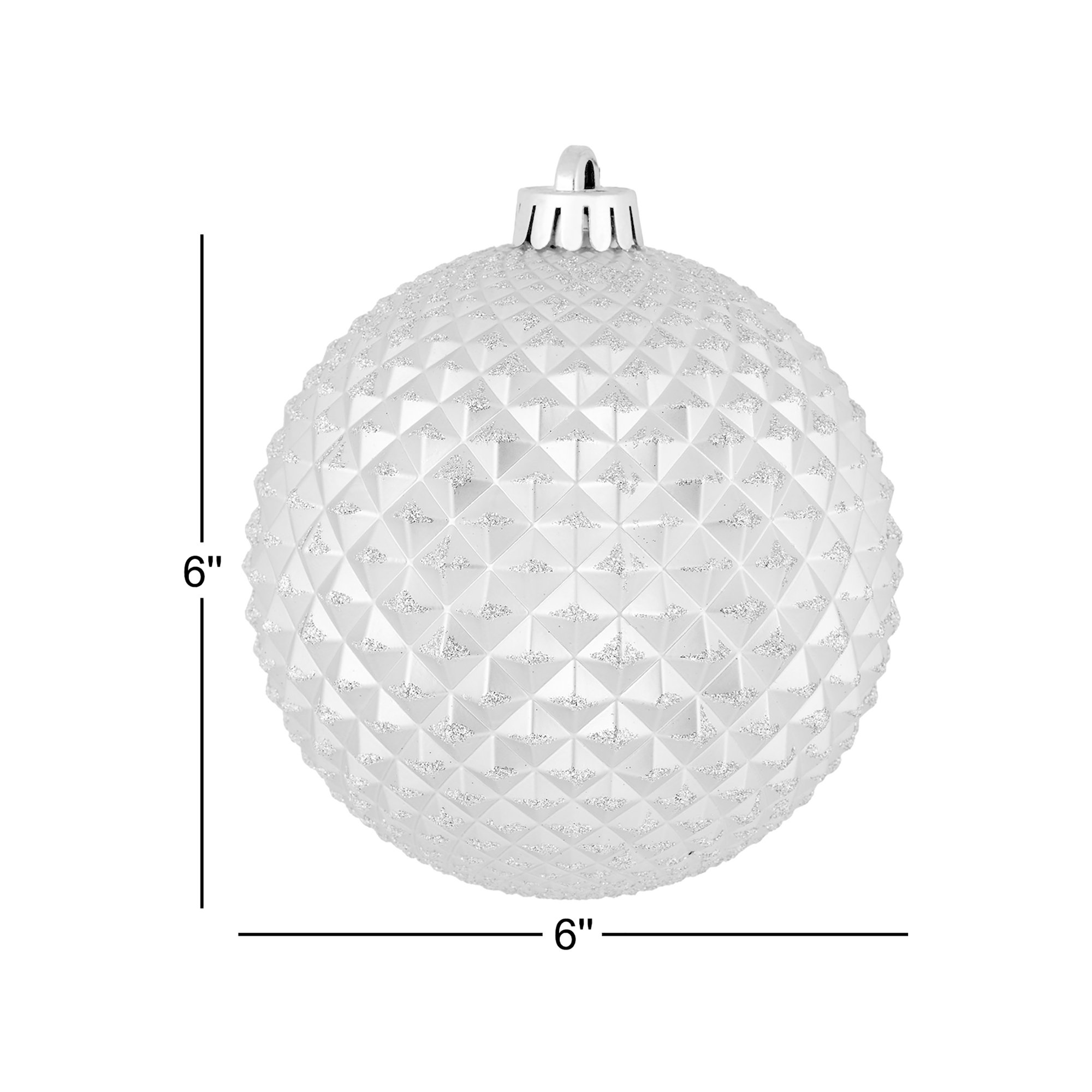 Durian Glitter Ball Ornament, Champagne