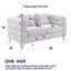 Canapé modulaire surdimensionné 2 places 60 pouces-1107825017