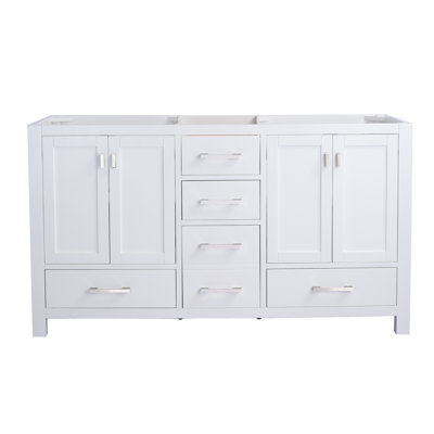 60 " Double Bathroom Vanity Base