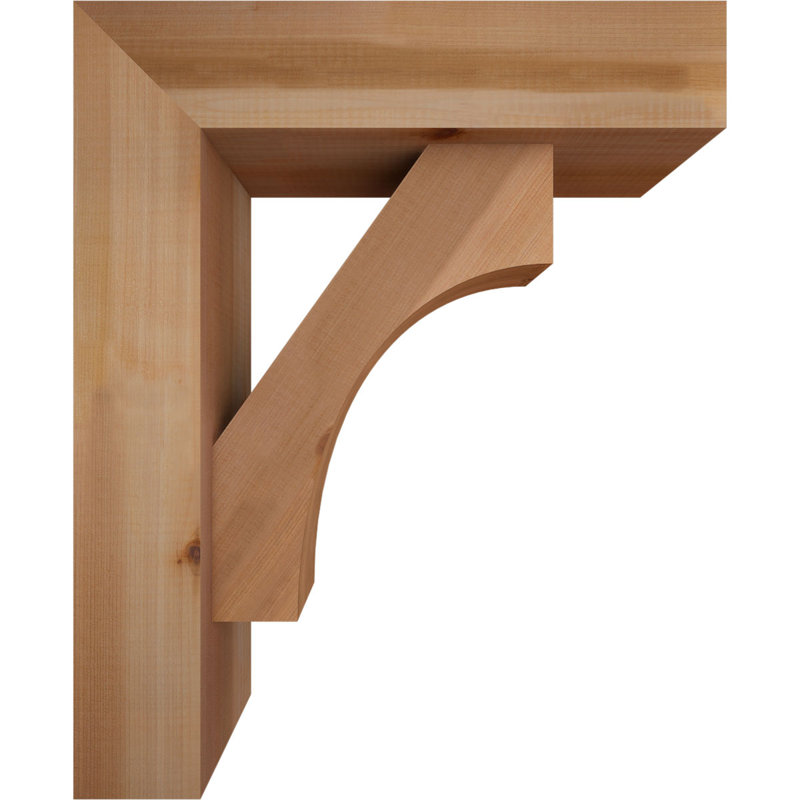 Support Westlake Block avec support décalé, 22 X 18, Cèdre rouge occidental de l 5 1/2 po (lisse)