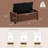 43" Faux Leather Upholstered Storage Bench, Tufted Ottoman Bench For Living Room, Bedroom, Entryway, Brown-1152133821